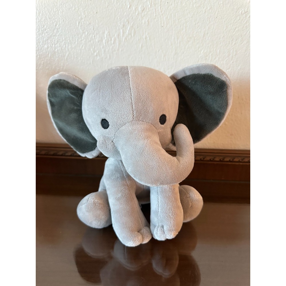 Bedtime Originals Choo Choo Gray Plush Elephant‎ Stuffed Animal - Humphrey